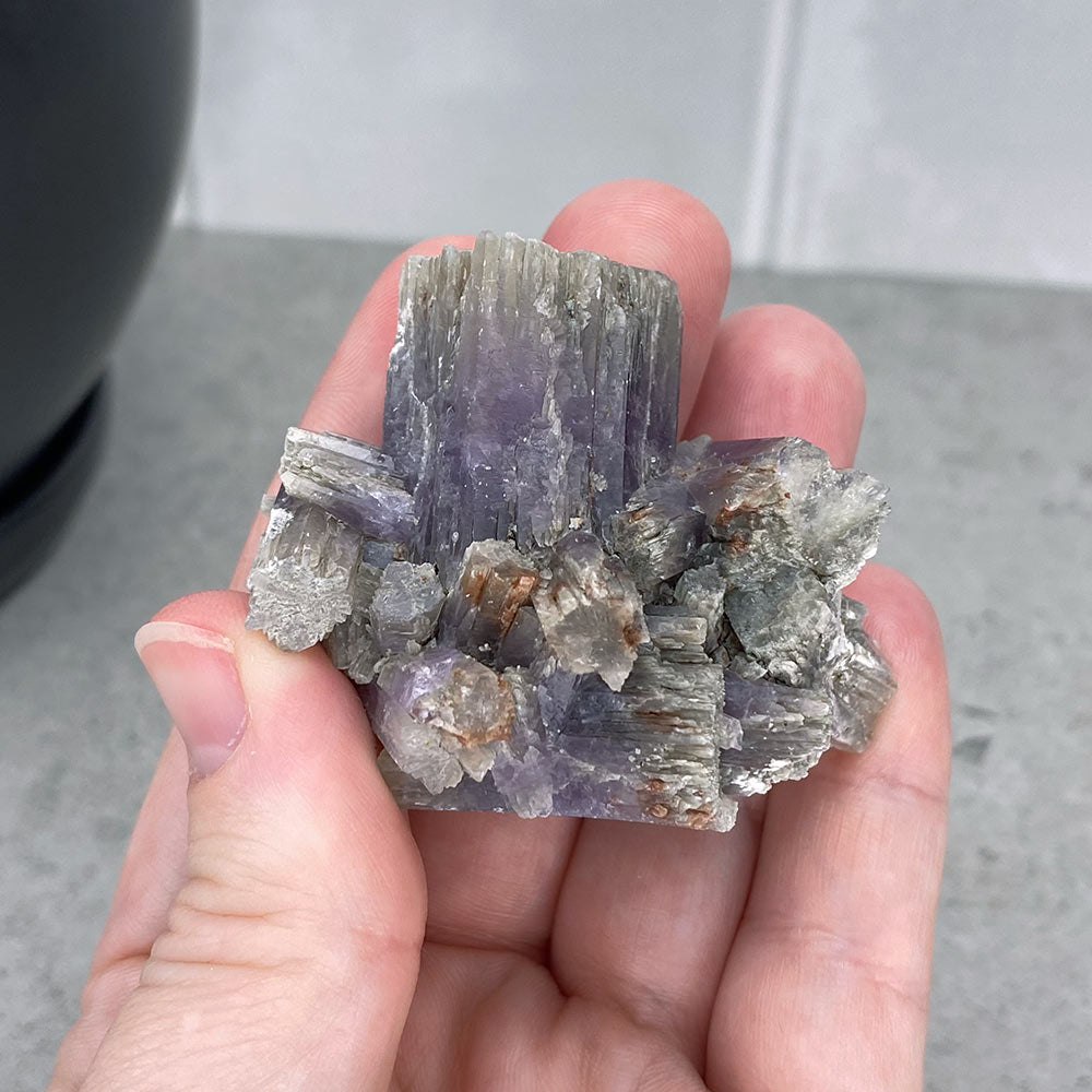 Natural Purple Aragonite Cluster