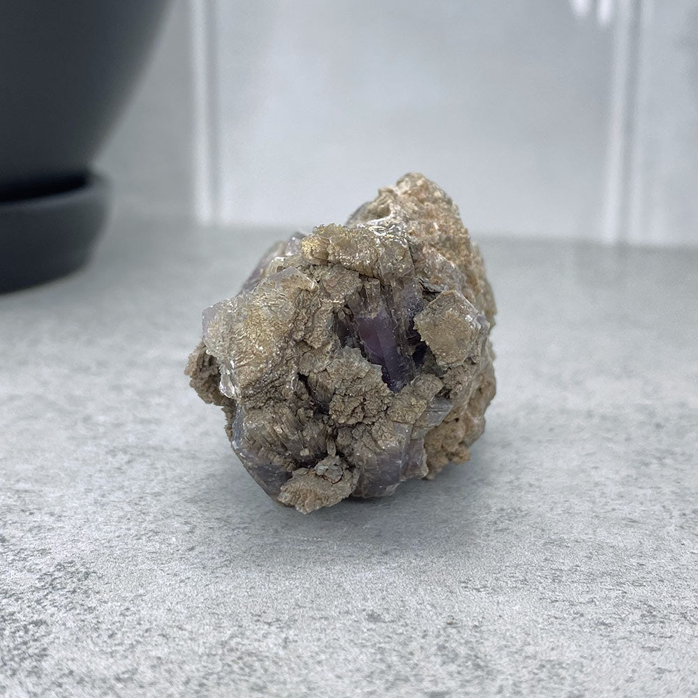 Natural Purple Aragonite Cluster
