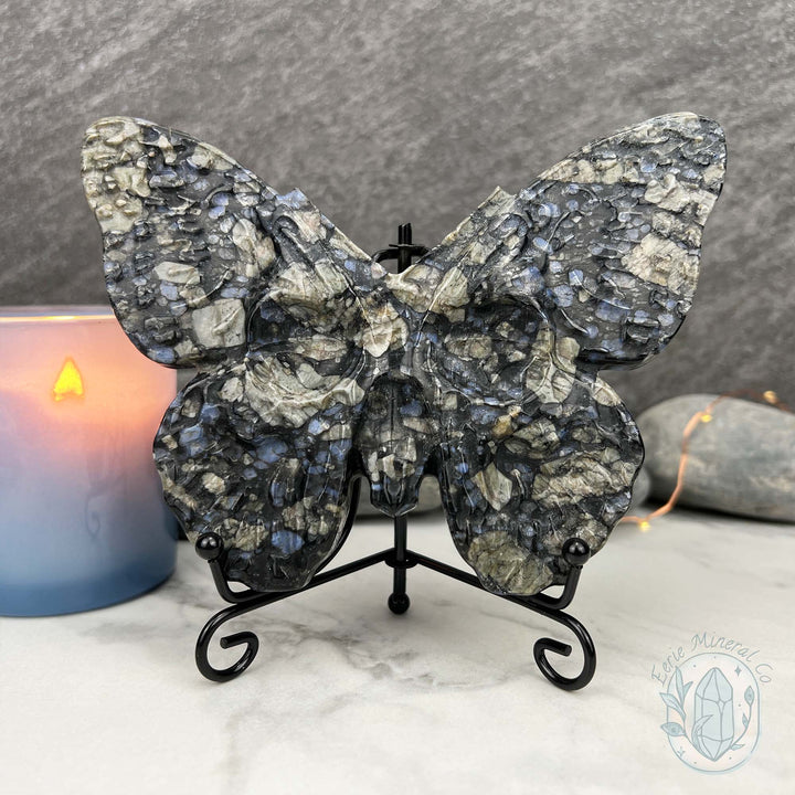 Large Que Sera Death's-Head Hawkmoth Carving