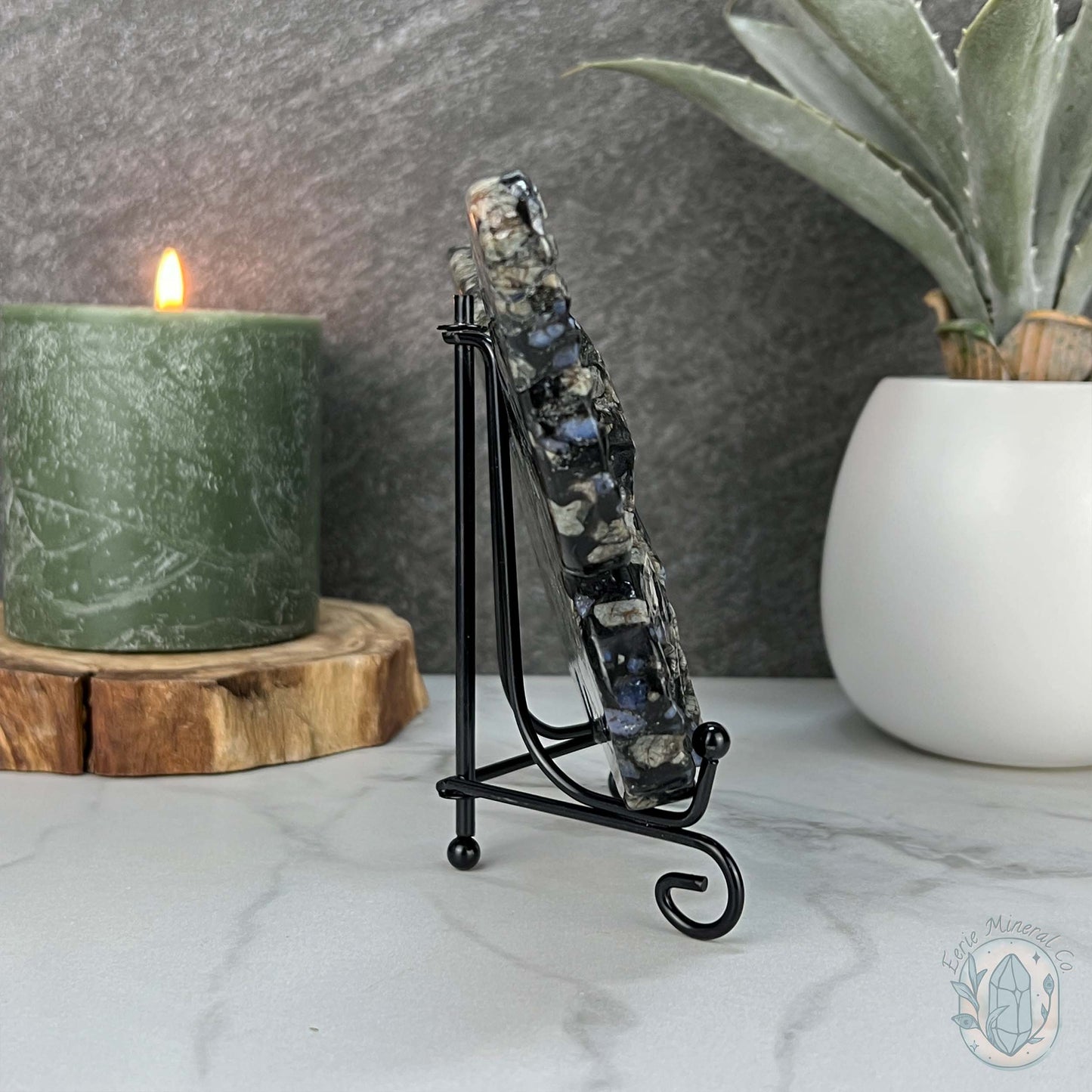 Polished Que Sera Death's Head Moth Carving