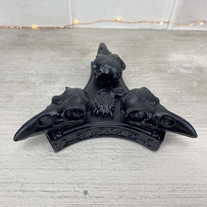 Raven Skull Sphere Holders