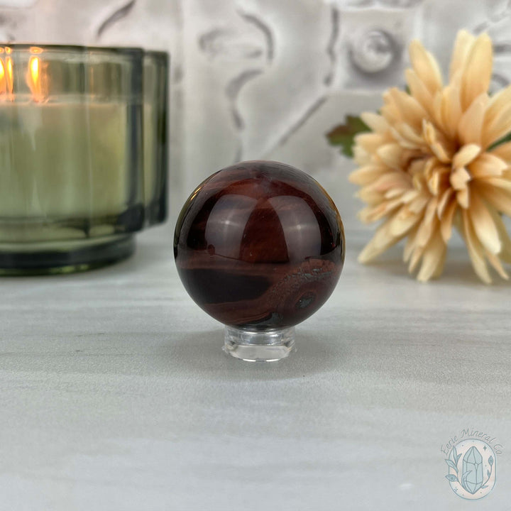 37mm Polished Red Tiger Eye Sphere