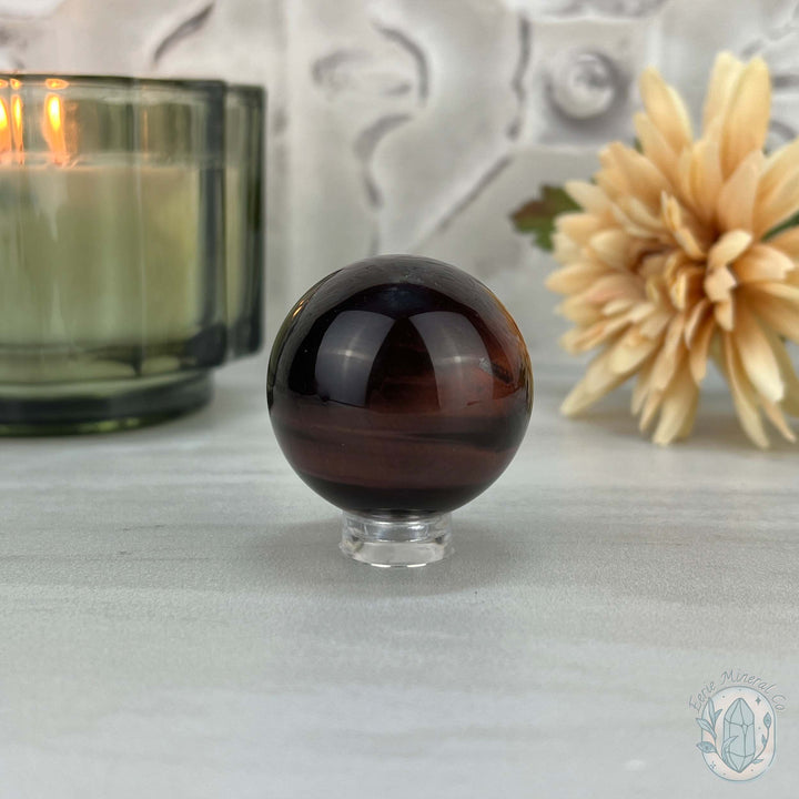 37mm Polished Red Tiger Eye Sphere