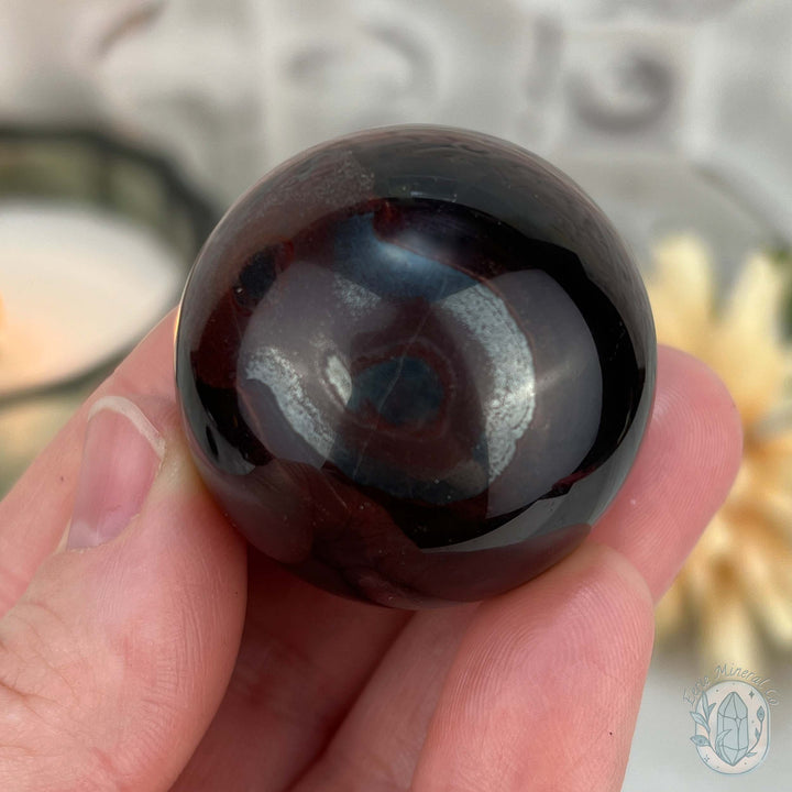 37mm Polished Red Tiger Eye Sphere