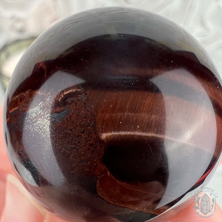 37mm Polished Red Tiger Eye Sphere