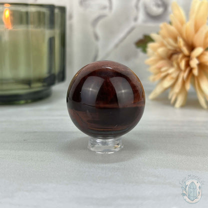 36mm Polished Red Tiger Eye Sphere