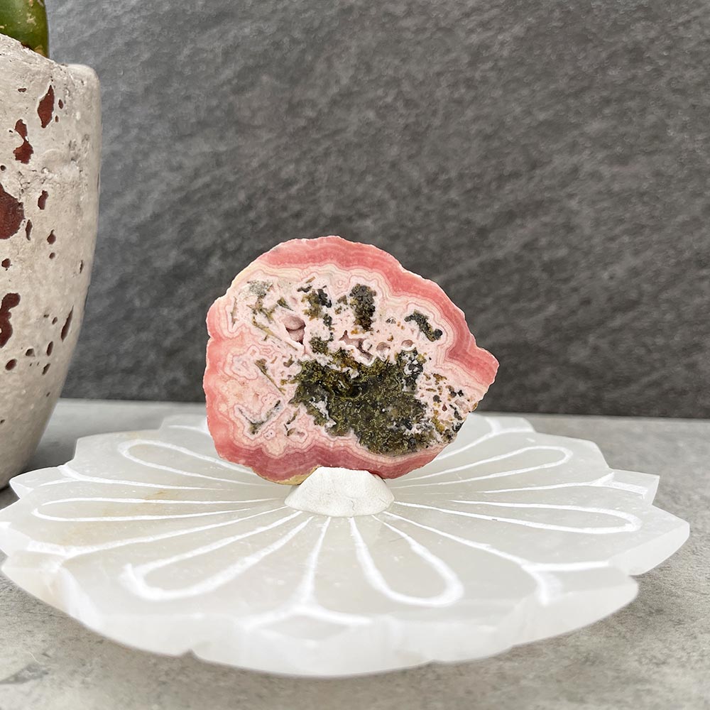 Polished Rhodochrosite Slab