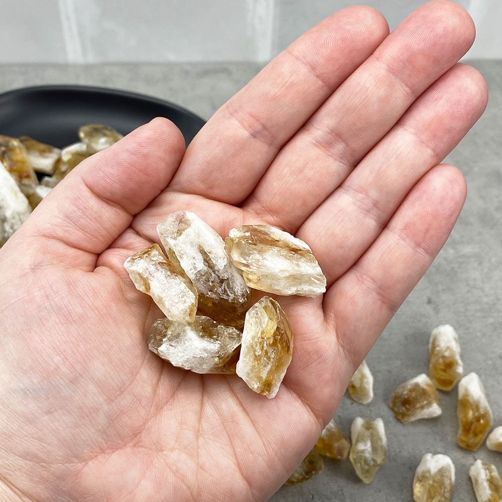 Medium Sized Rough Citrine Chips