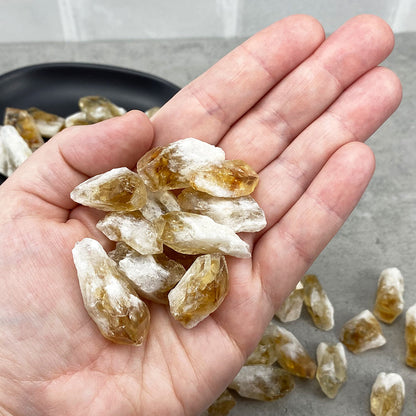 Medium Sized Rough Citrine Chips