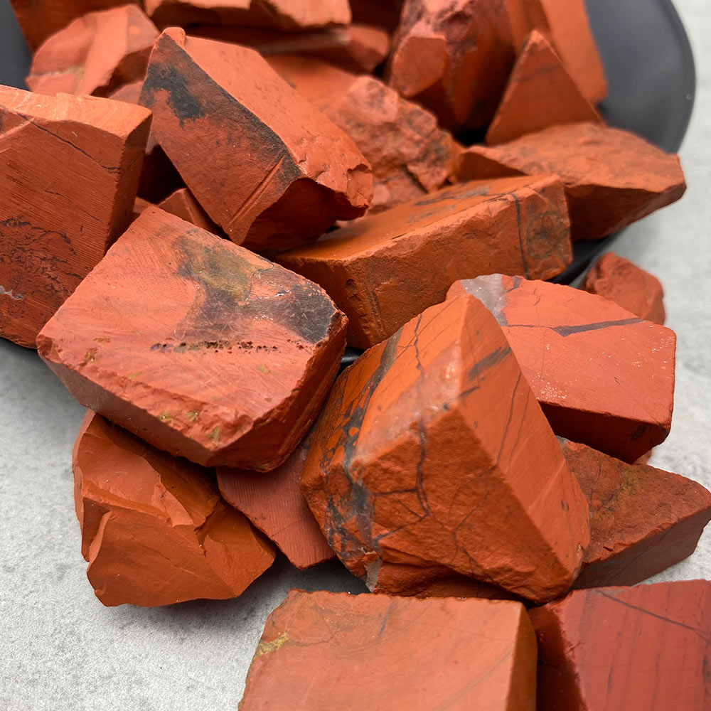 Small Sized Natural Red Jasper Rough Stones
