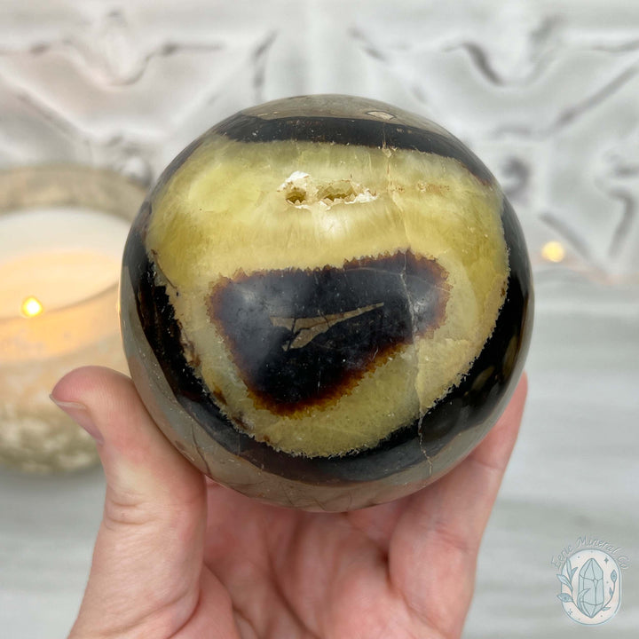 78mm Polished Septarian Sphere