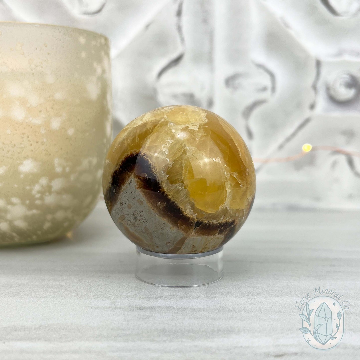 54mm Polished Septarian Sphere