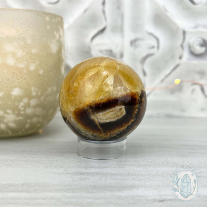 54mm Polished Septarian Sphere