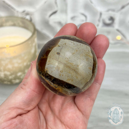 54mm Polished Septarian Sphere