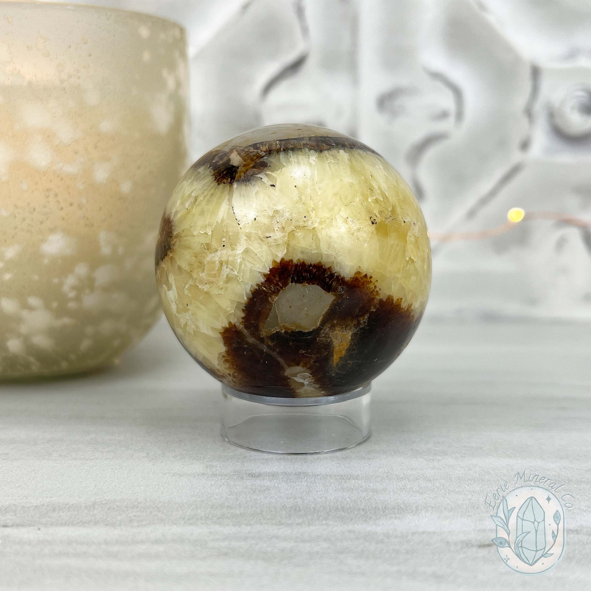 57mm Polished Septarian Sphere