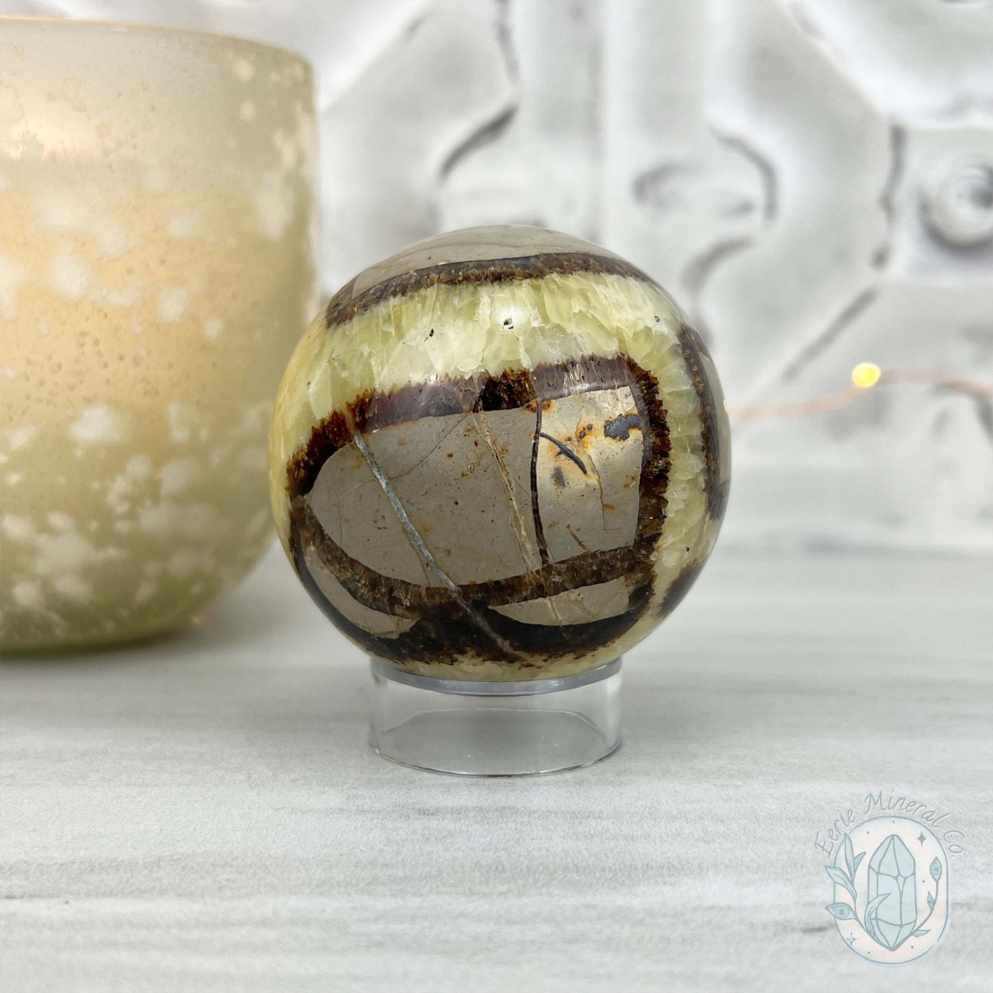 57mm Polished Septarian Sphere