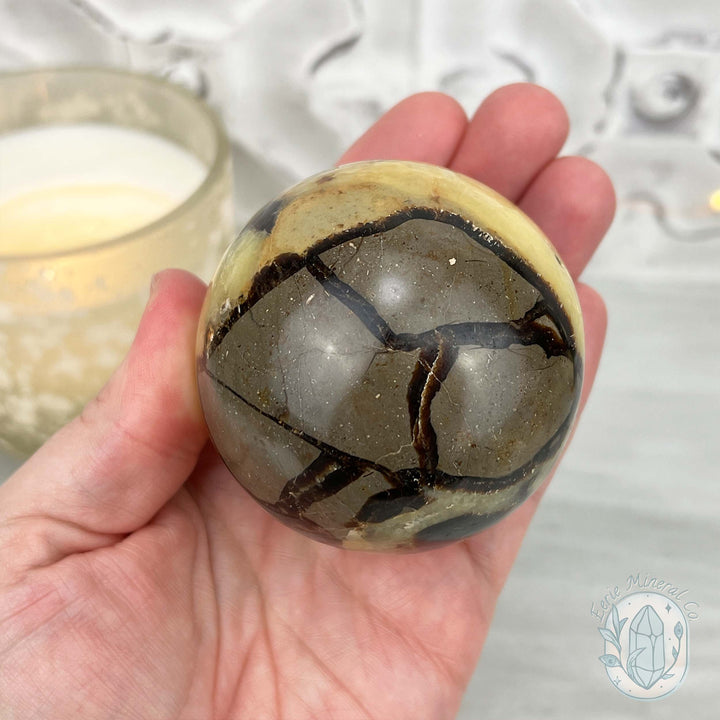 65mm Polished Septarian Sphere