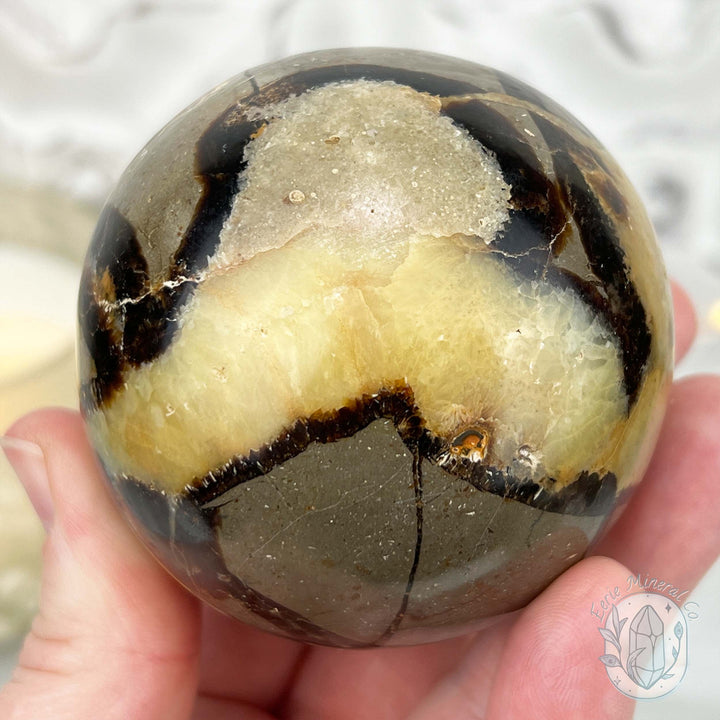 65mm Polished Septarian Sphere