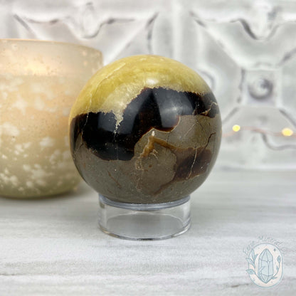 72mm Polished Septarian Sphere