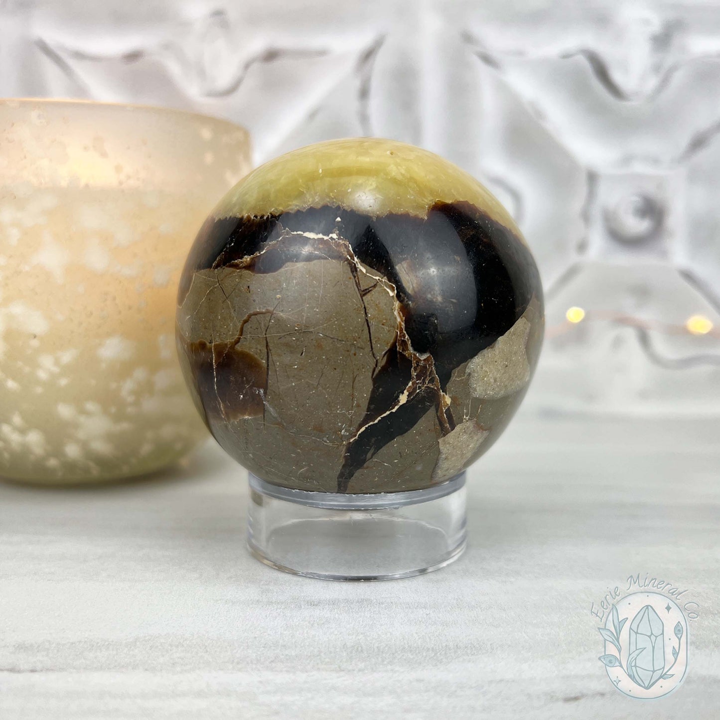 72mm Polished Septarian Sphere