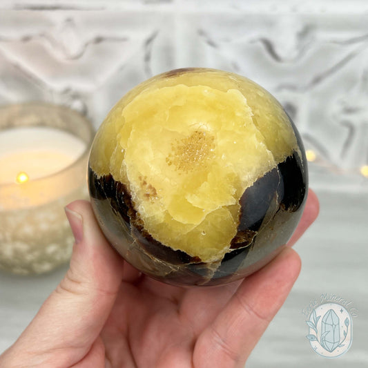 72mm Polished Septarian Sphere