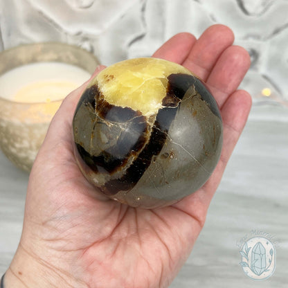 72mm Polished Septarian Sphere