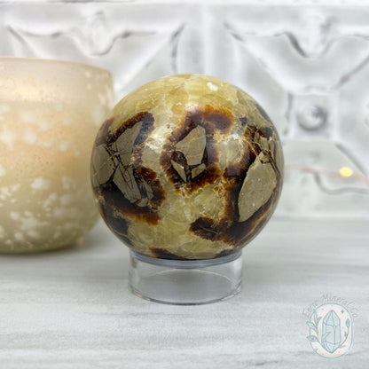 72mm Polished Septarian Sphere