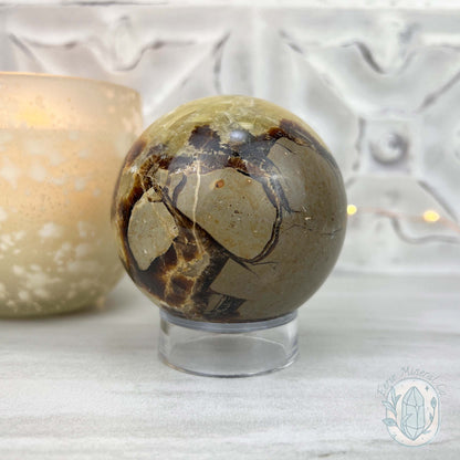 72mm Polished Septarian Sphere
