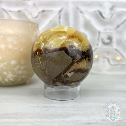 72mm Polished Septarian Sphere