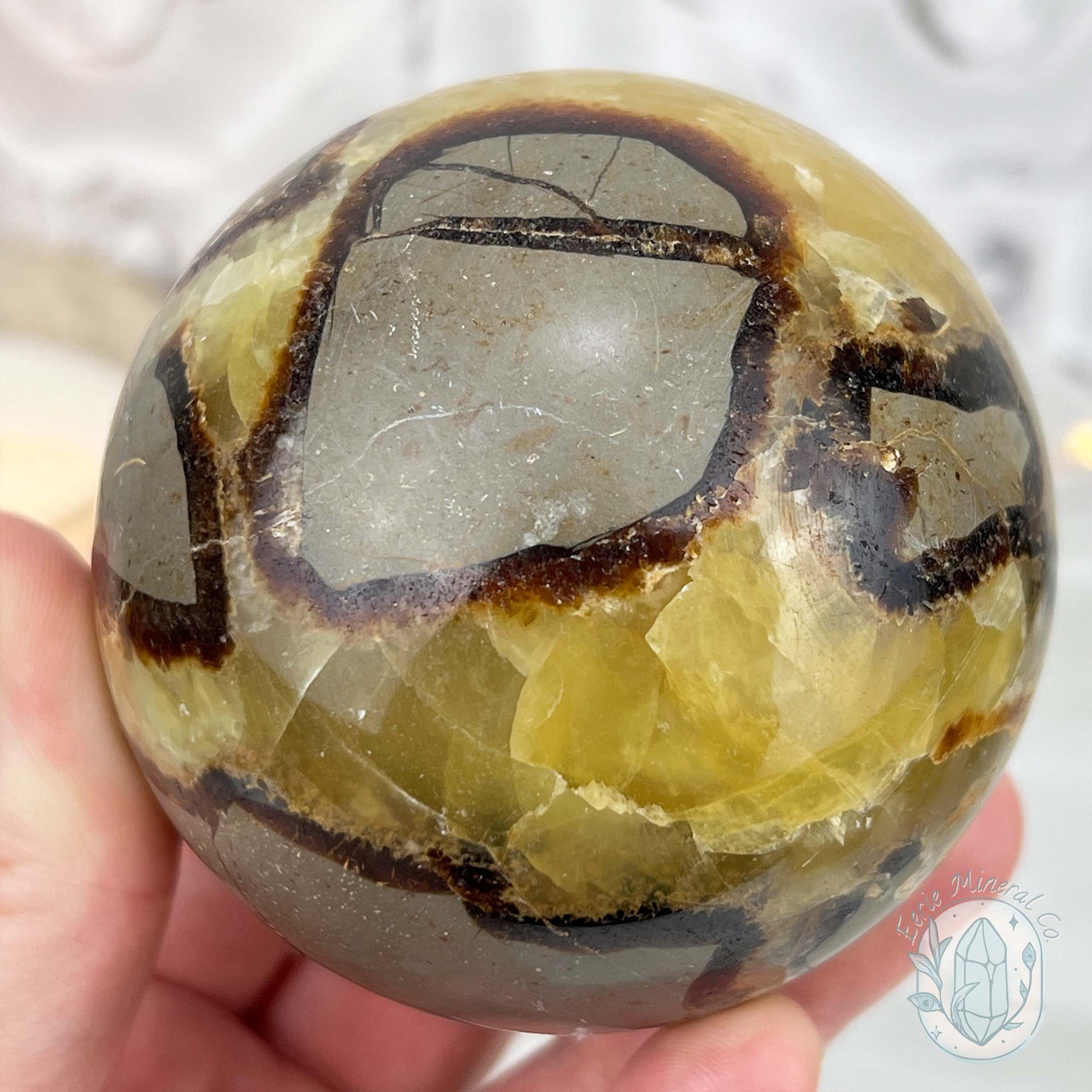 74mm Polished Septarian Sphere