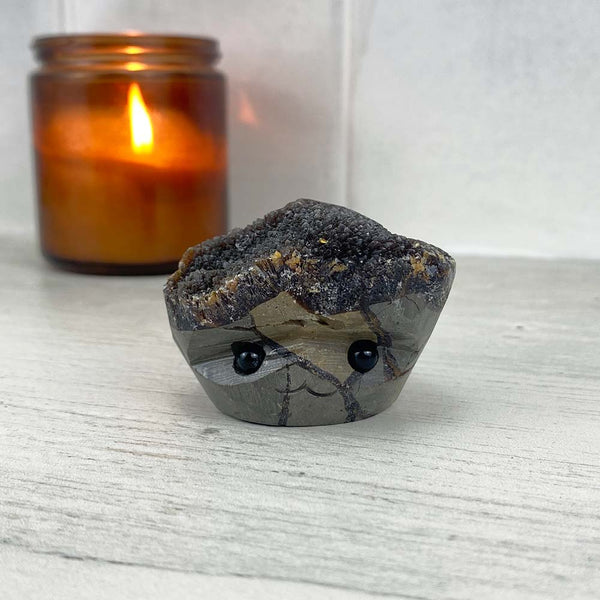 Septarian Nodule Hedgehog Carving