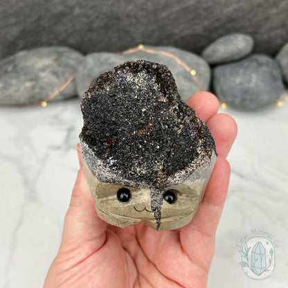 Septarian Nodule Hedgehog Carving