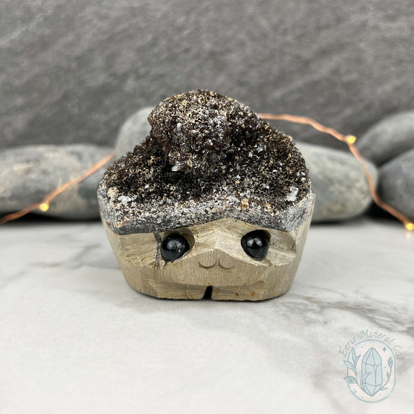 Septarian Nodule Hedgehog Carving