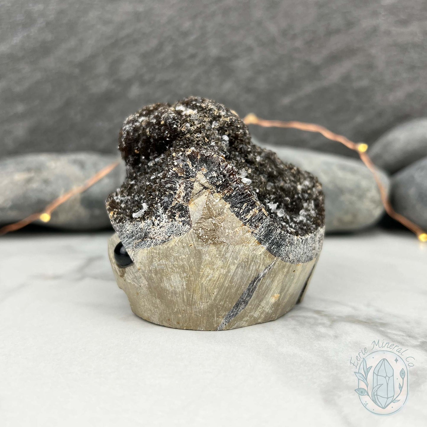 Septarian Nodule Hedgehog Carving