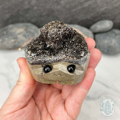 Septarian Nodule Hedgehog Carving