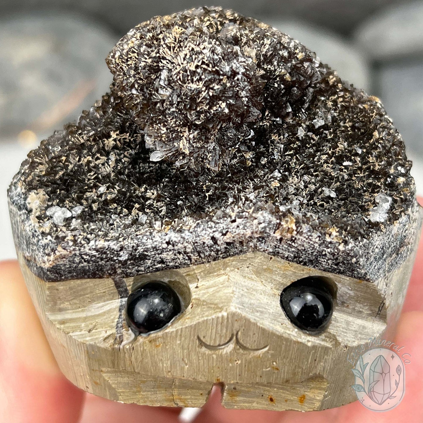 Septarian Nodule Hedgehog Carving