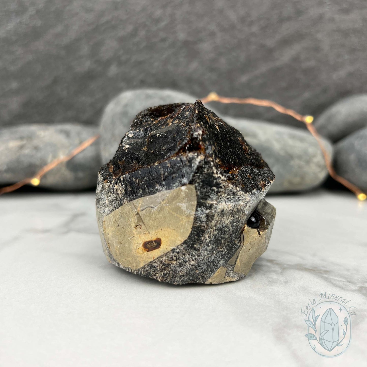 Septarian Nodule Hedgehog Carving