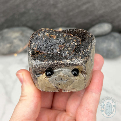 Septarian Nodule Hedgehog Carving
