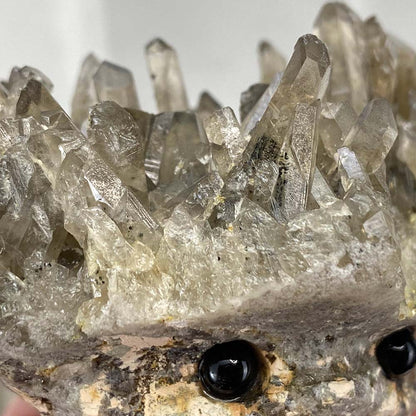 Smoky Specimen Hedgehog Carving