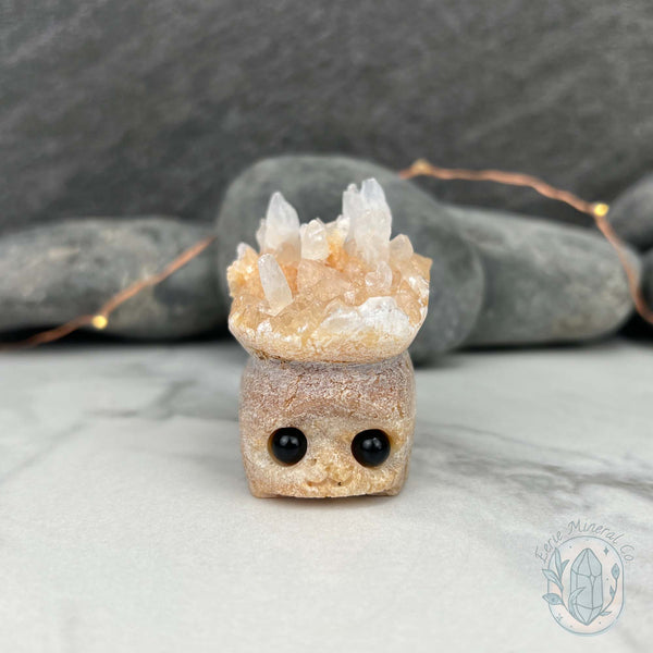 Creamy Calcite Stalactite Hedgehog Calcite