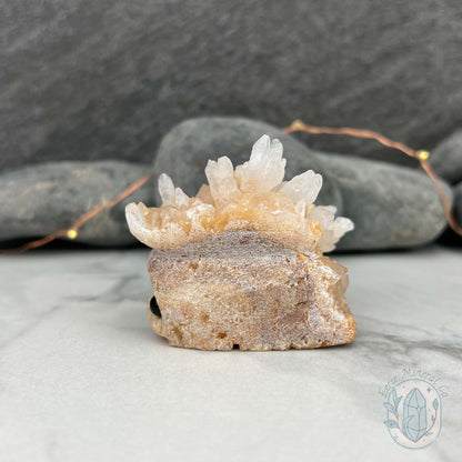 Creamy Calcite Stalactite Hedgehog Calcite
