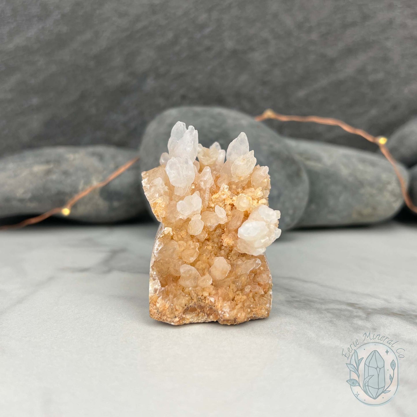 Creamy Calcite Stalactite Hedgehog Calcite