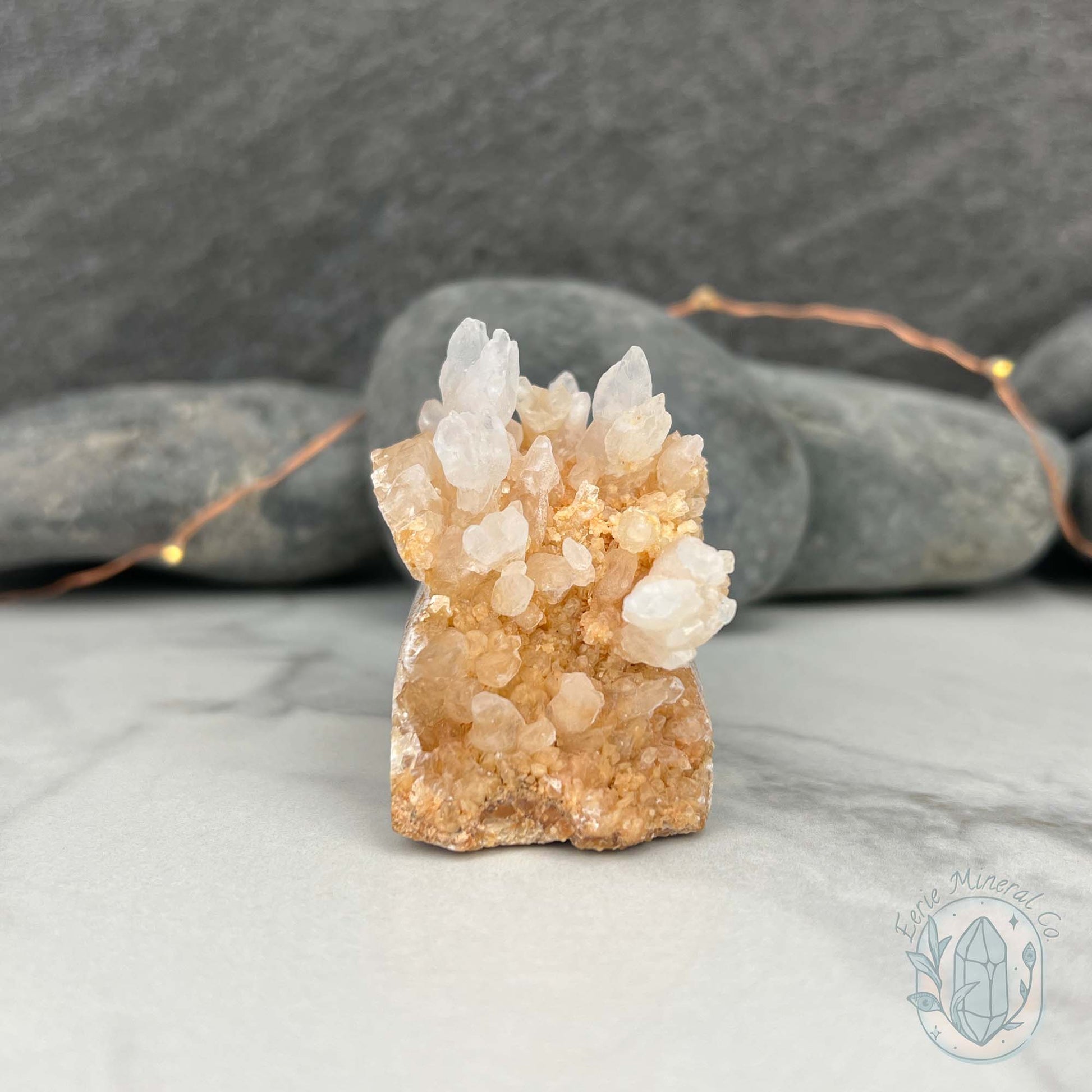 Creamy Calcite Stalactite Hedgehog Calcite
