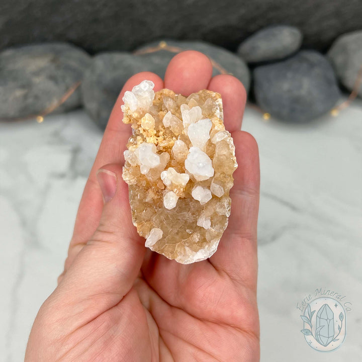 Creamy Calcite Stalactite Hedgehog Calcite