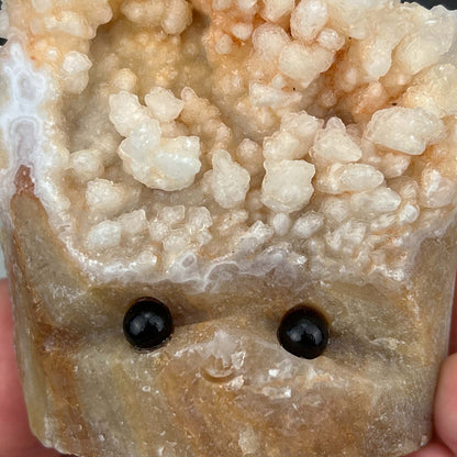 Large Creamy White Calcite Stalactite Pet Rock