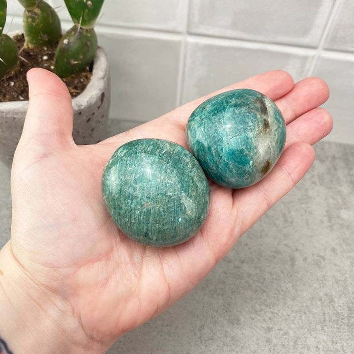 amazonite palmstone