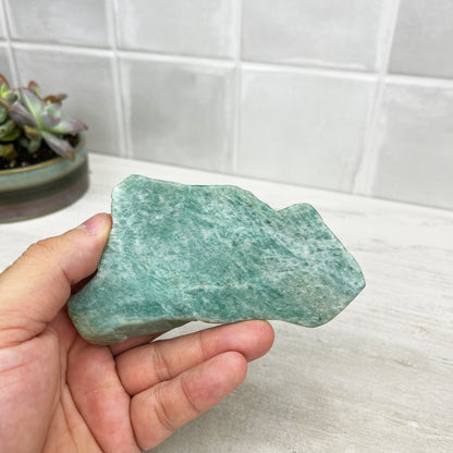 small amazonite slab