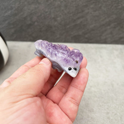 Amethyst Hedgehog Cluster Carving