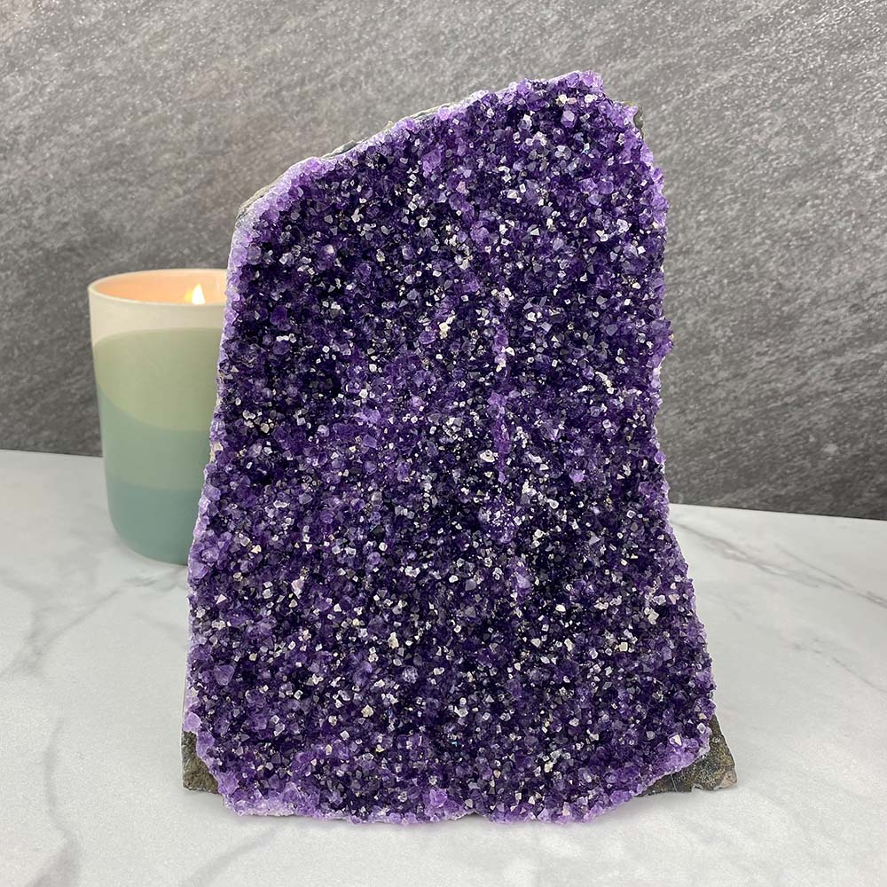 Large Amethyst Cut Base