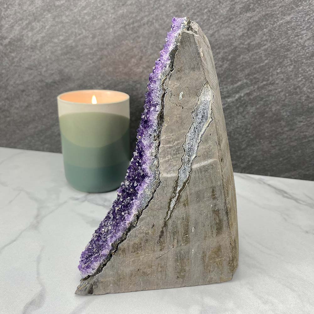 Large Amethyst Cut Base